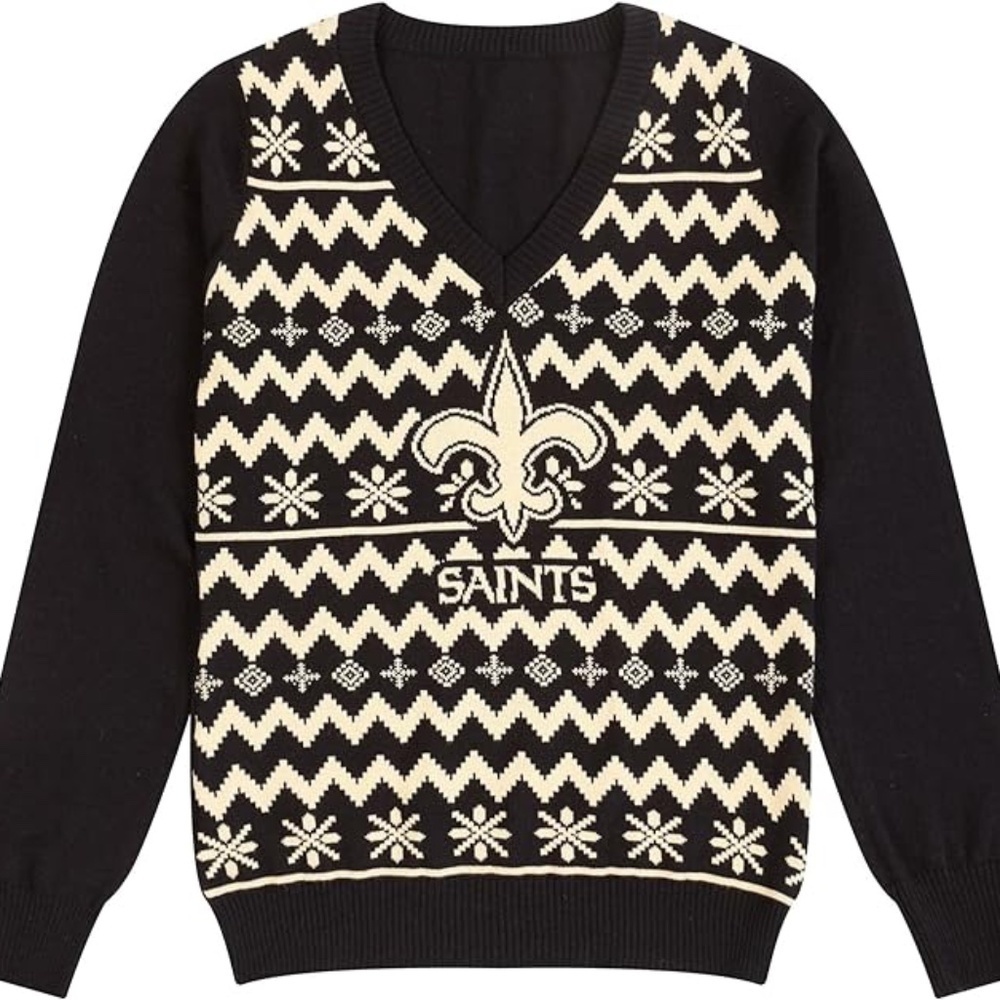 NEW- FOCO New Orleans V-Neck Sweater